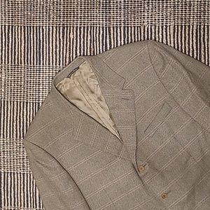 CANALI 100% WOOL PLAID ITALIAN SPORT COAT BLAZER